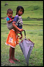 batak girl, Lake Toba, Indonesia
