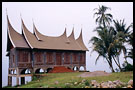 minang house, Lake Maninjau, Indonesia