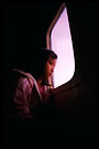 girl on boat, Minangkabau, Indonesia
