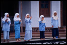 kids playing in mosque, Minangkabau, Indonesia
