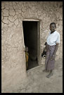 Family And Shambaa House, Colorized Tanzania, Tanzania