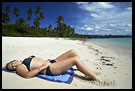 Enjoying Remote Beach, Central Zanzibar, Tanzania