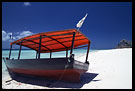 Boat On A Beach, Northern Zanzibar, Tanzania