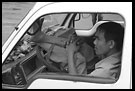 Relaxing In A Car, Vietnam in B&W, Vietnam