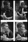 Smoking A Bamboo Water-pipe, Vietnam in B&W, Vietnam